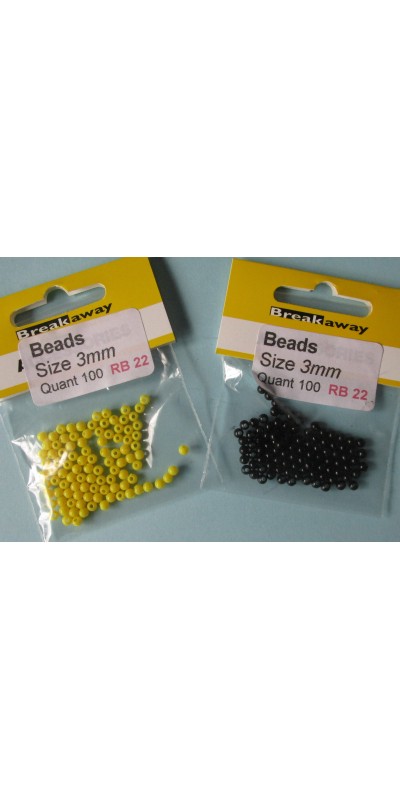 Rig Beads 3mm x 100