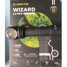 ARMYTEK WIZARD PRO MAGNET USB 18650 HEADLIGHT white