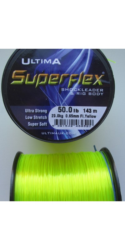 ultima superflex shock leader 2 oz spools