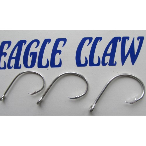 Eagle Claw Silver Fishing Hooks