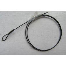 Black nylon coated stainless steel wire