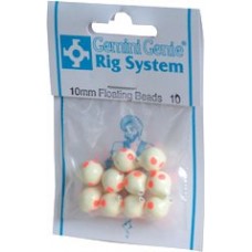 8mm Floating Beads - spotted (10)