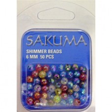 6mm Shimmer Beads (50)