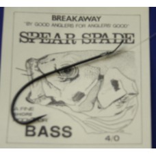 Breakaway Spear-Spade Sea Hooks Pkt 10