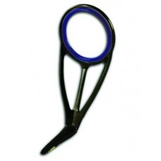 Double Black Chrome Blue TiO Rod Ring