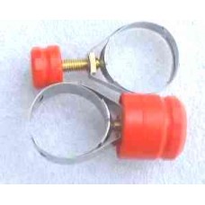 Breakaway saddle clamps coasters to hold reel onto fishing rod